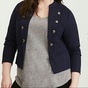 NWT Navy Blue Military Jacket